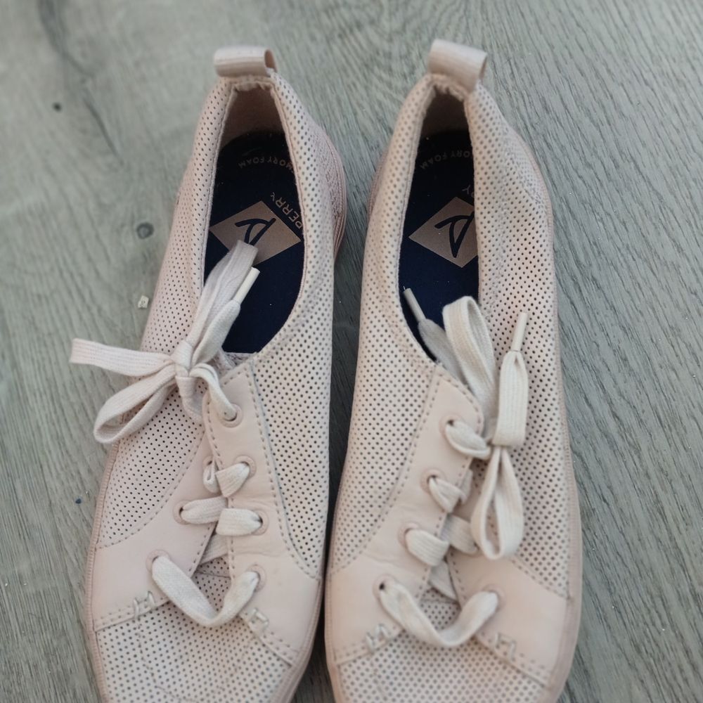 Women's Perforated Lace-Up Sneakers